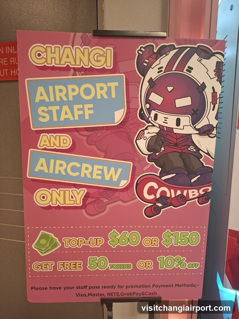 Changi Airport Staff and Aircrew Promotion Poster