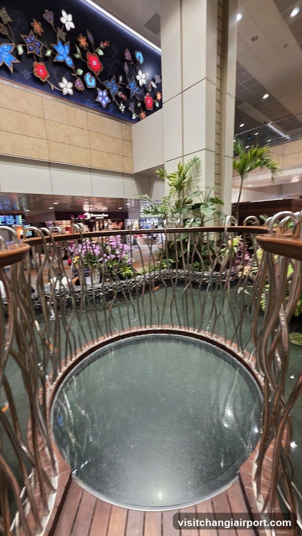 Indoor Garden View with Water Feature