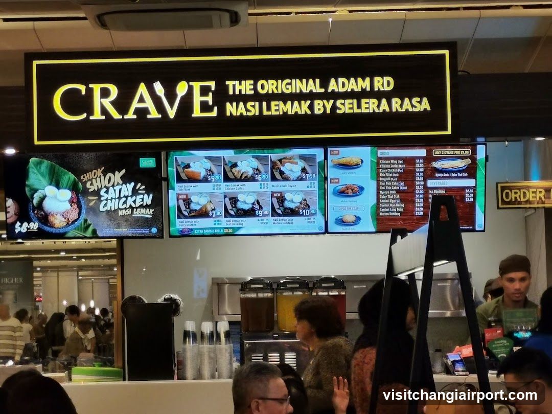 Crave Food Stall Interior