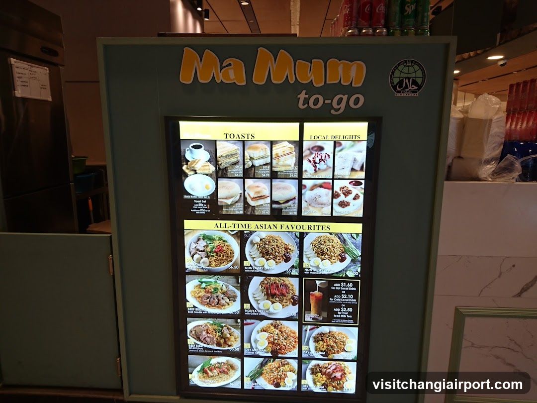Ma Mum to-go Menu Board