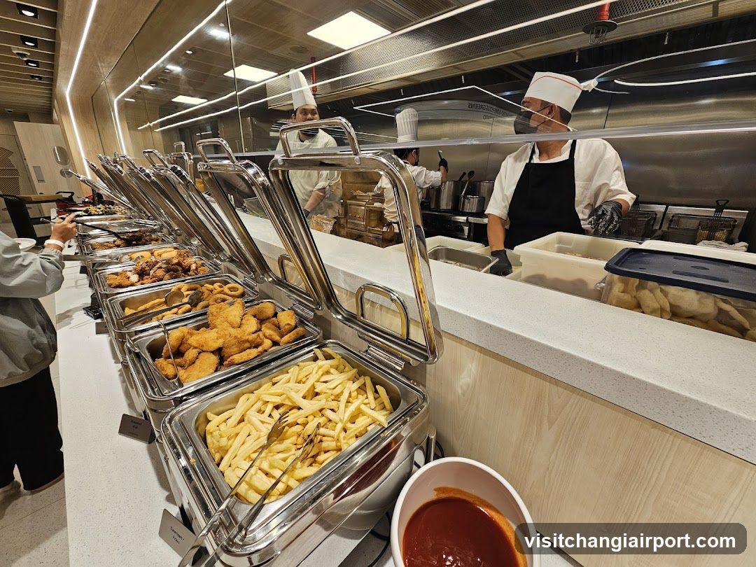 Buffet Food Service Area