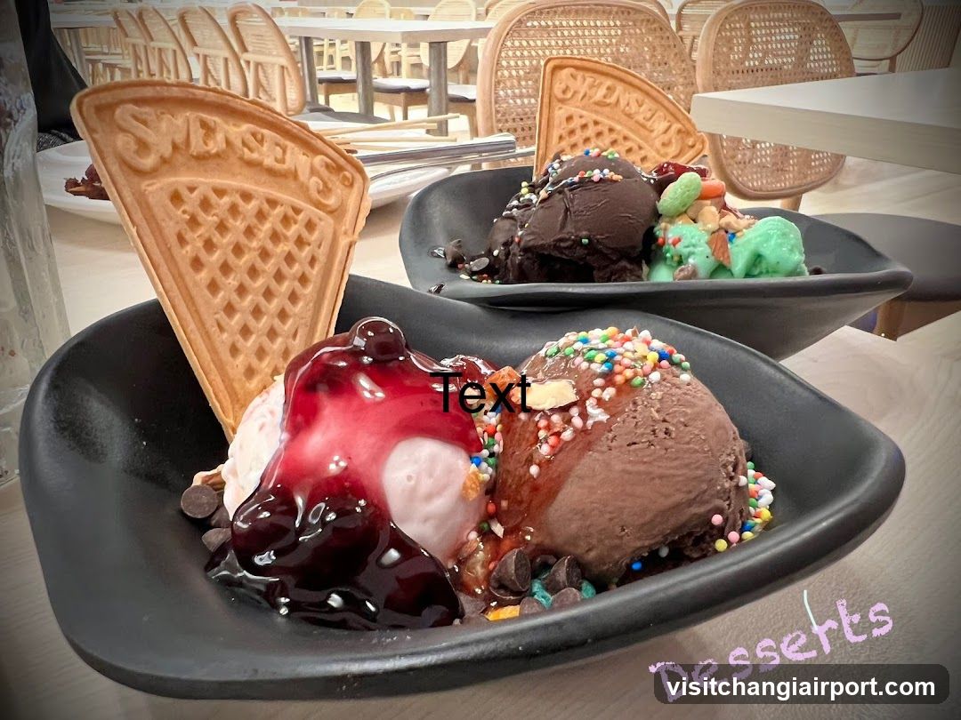 Dessert Bowl with Ice Cream and Waffle Cone