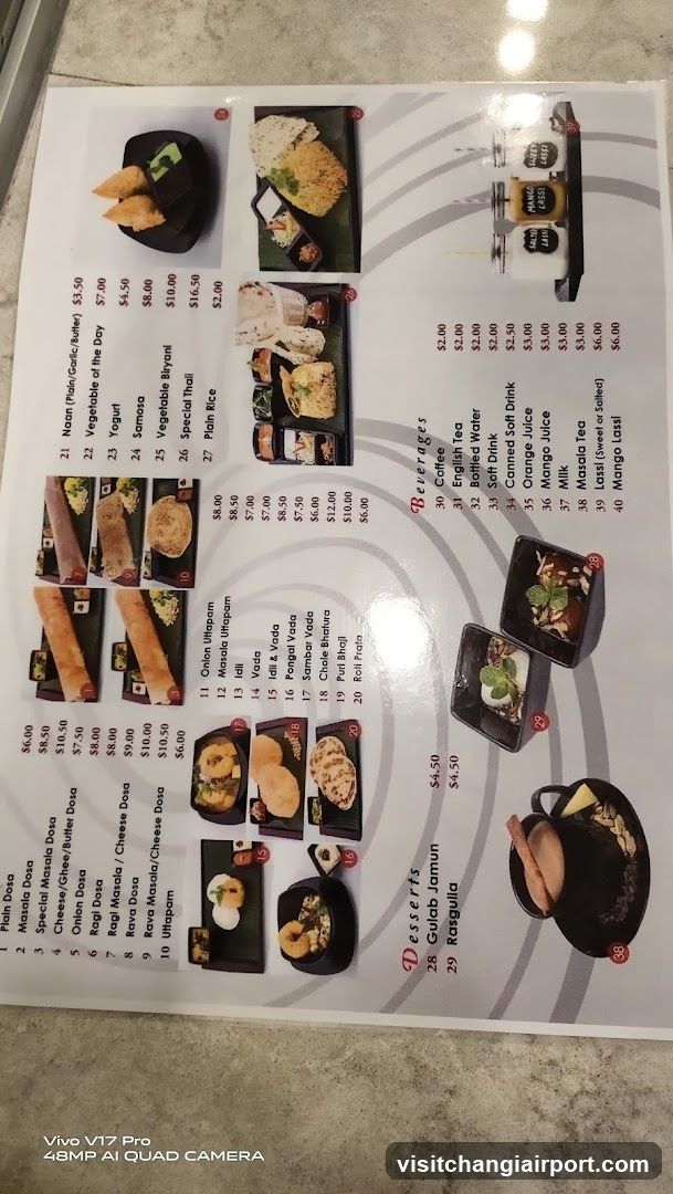 Vegan Menu