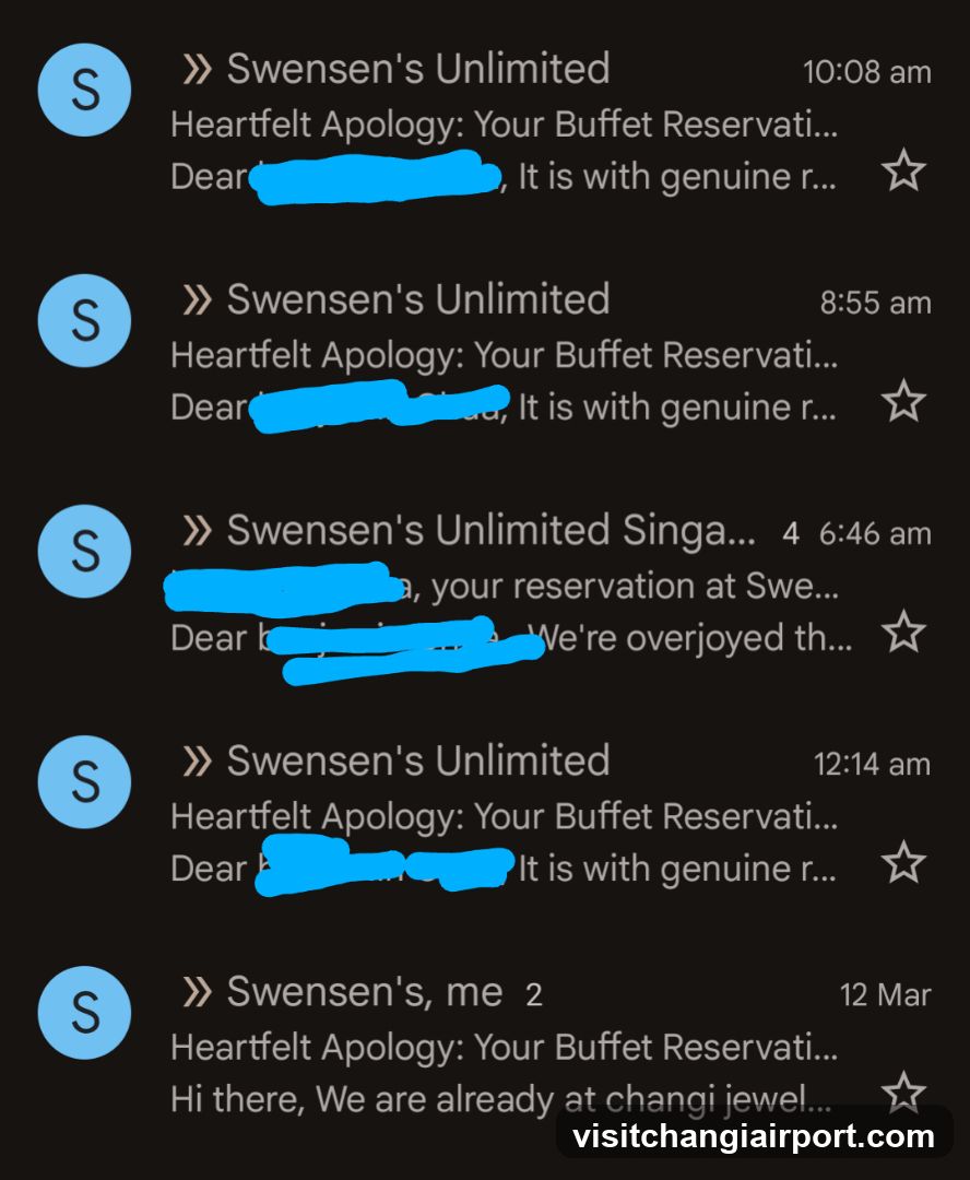 Swensen's Unlimited Email Chain