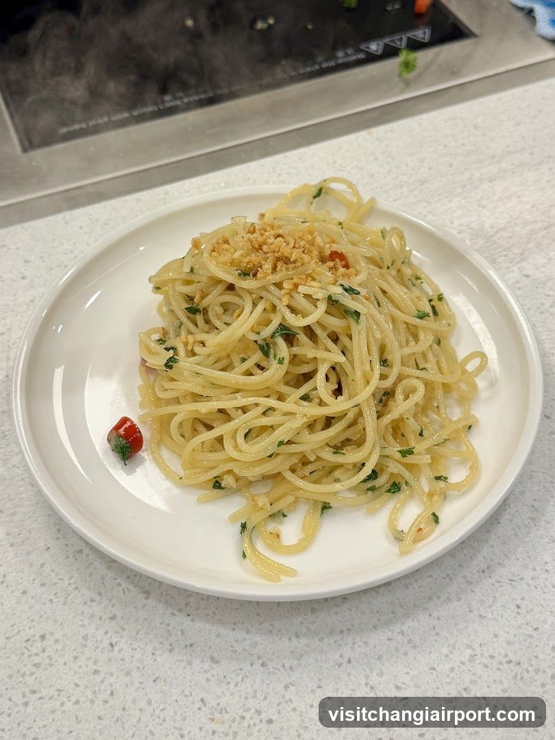 Pasta Dish on White Plate