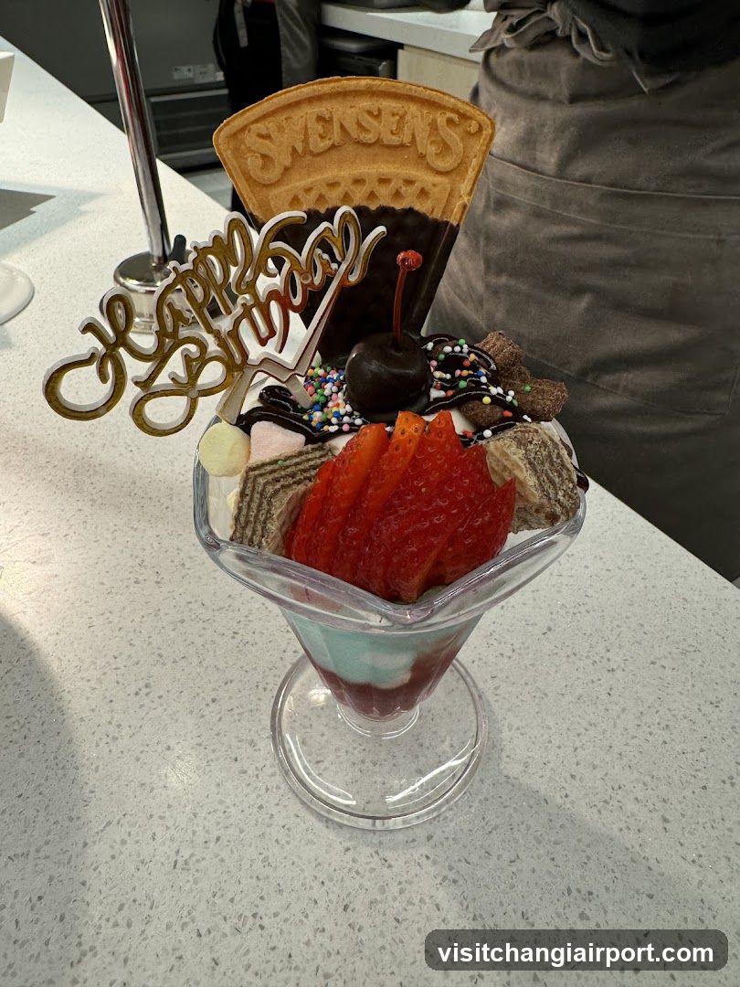 Swensen's Birthday Sundae