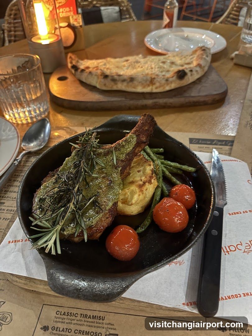Thyme Steak with Pesto and Roasted Tomatoes