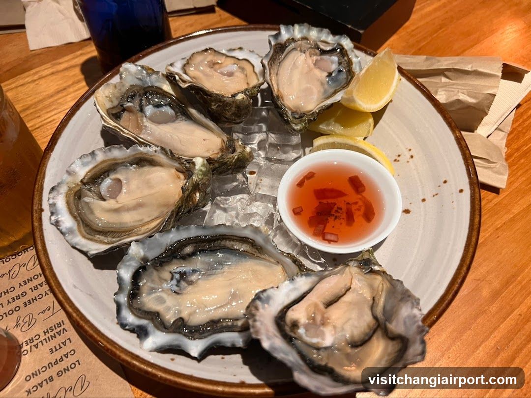 Oyster Platter with Dip
