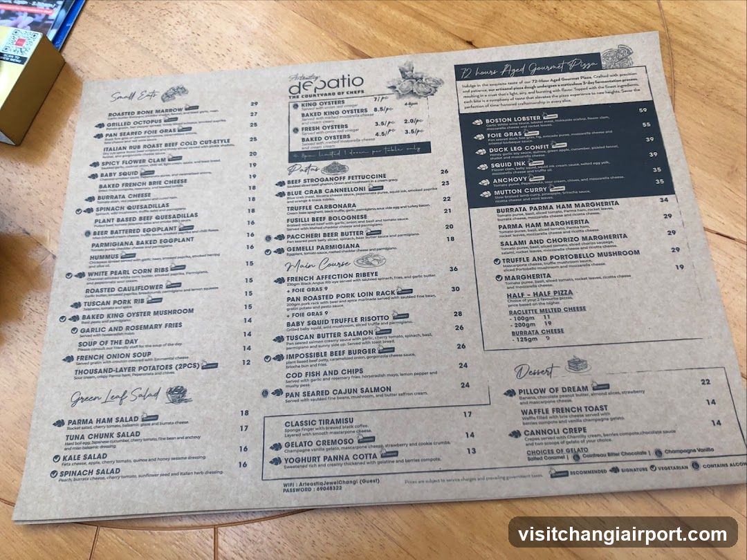 de patio menu