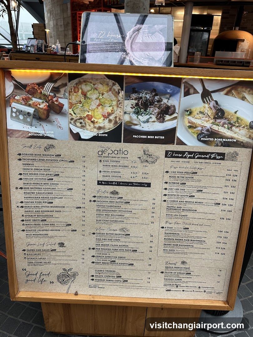 de patio menu board