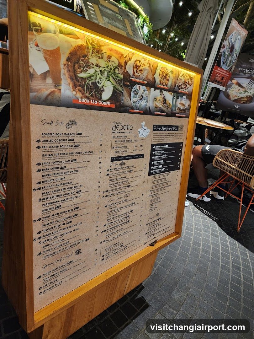 Duck Leg Confit Menu Board