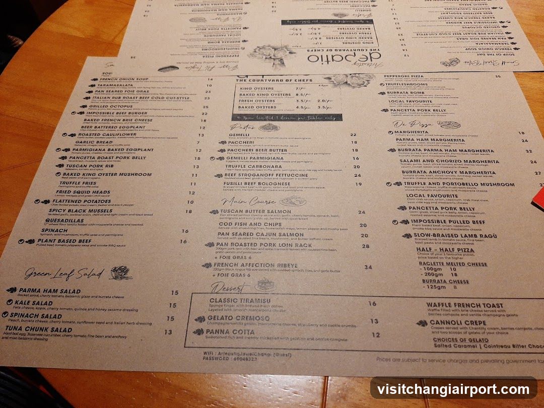 Bistro Menu