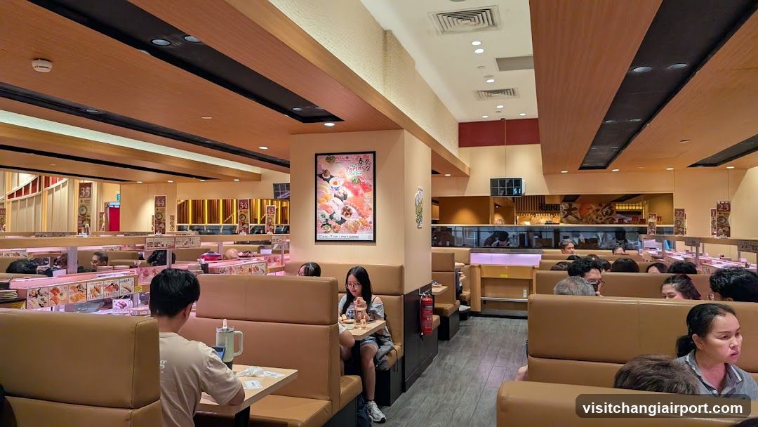 Restaurant Interior with Booth Seating