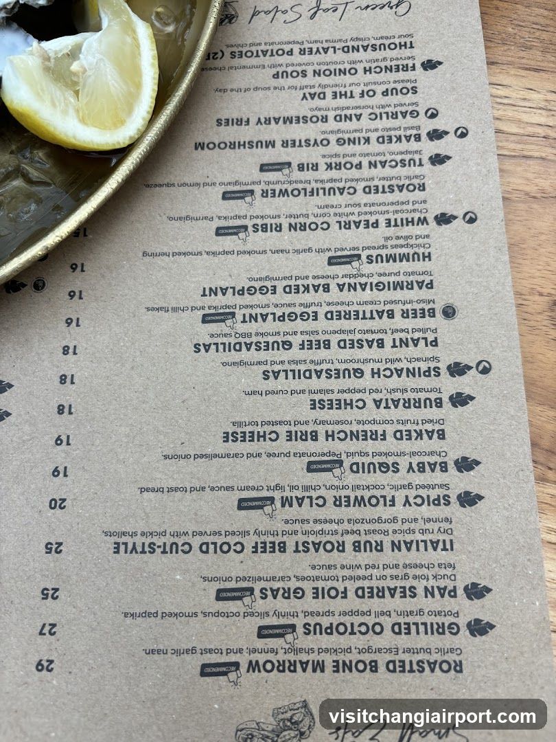 Restaurant Menu