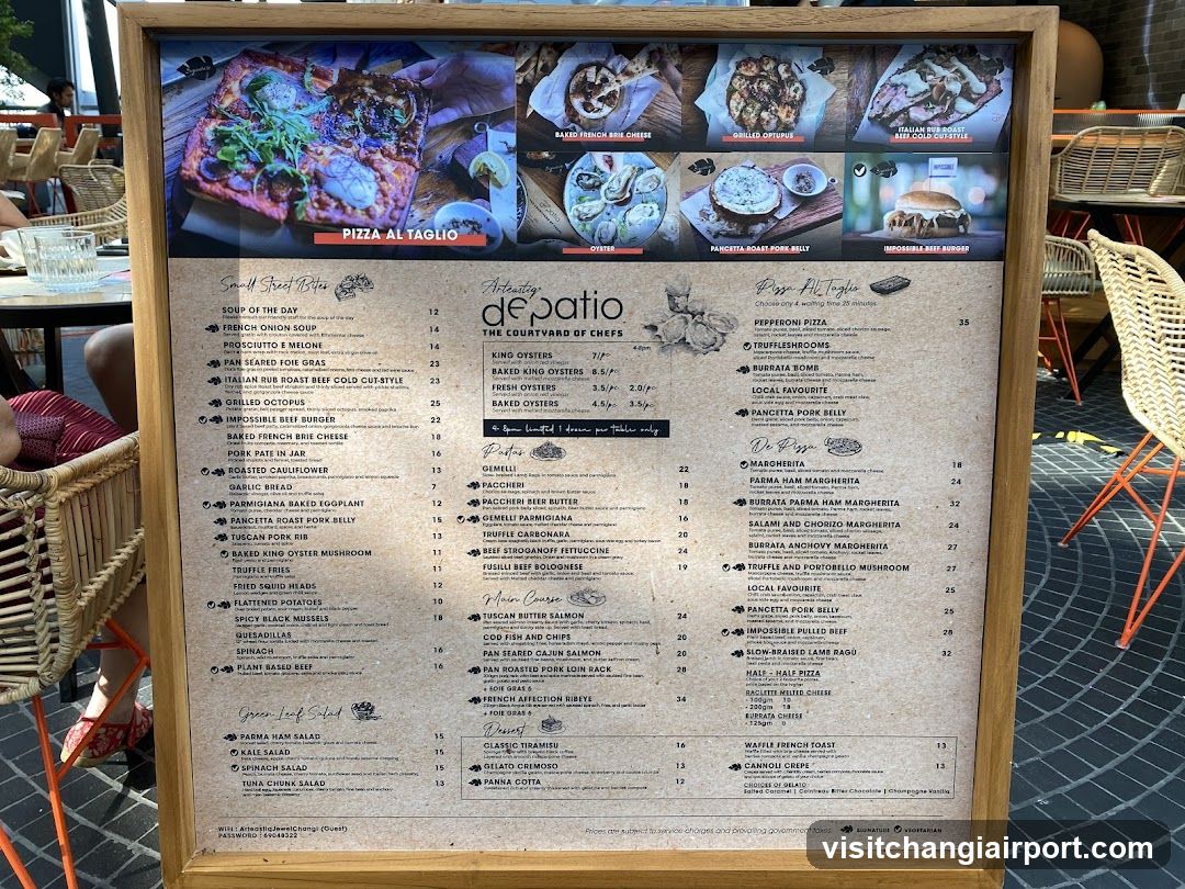 Depatio Menu Board