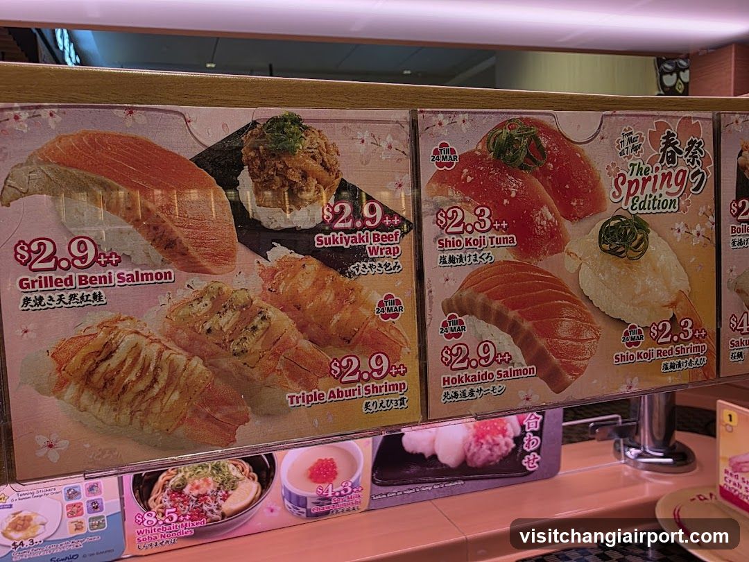 Sushi Menu Board