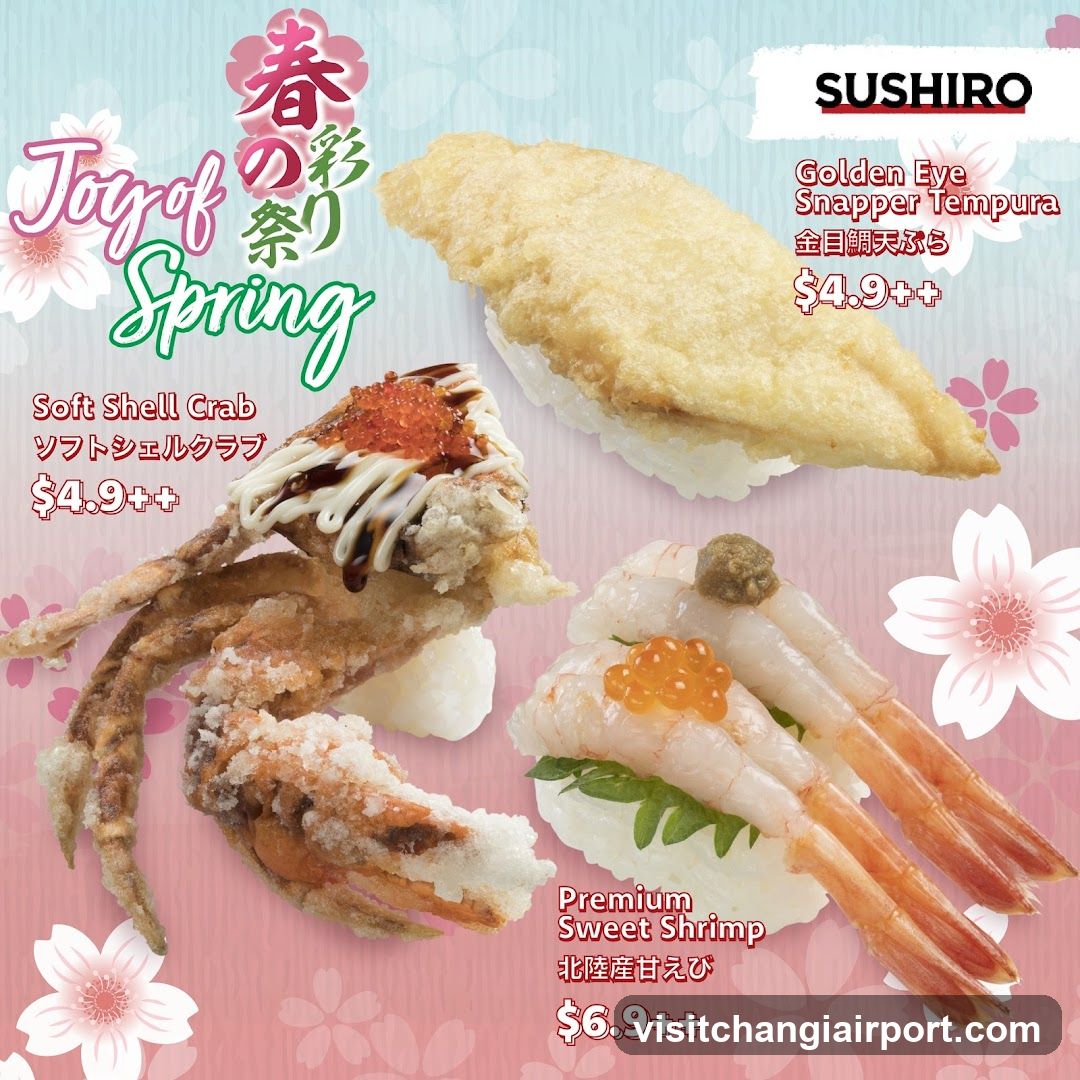 Sushiro Spring Menu Ad