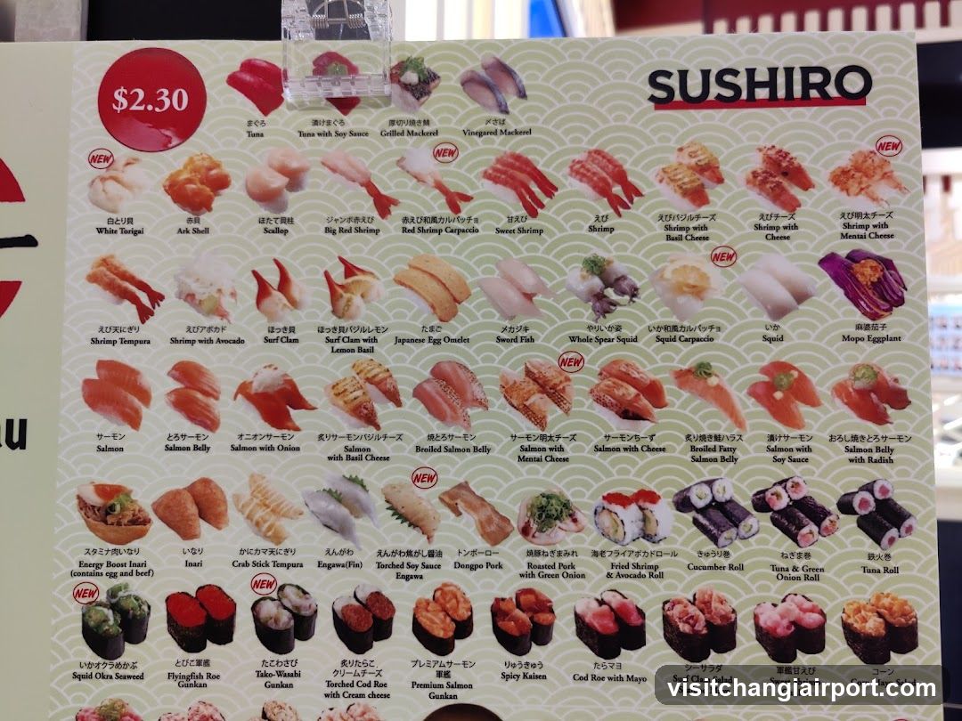Sushi Menu Board