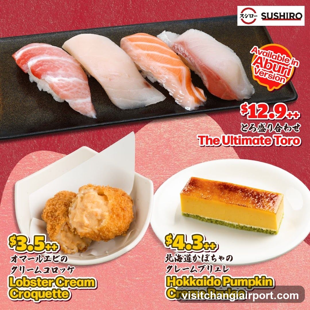 Sushi Shiro Menu Ad