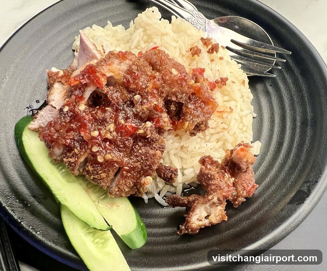 Chicken Rice with Sambal