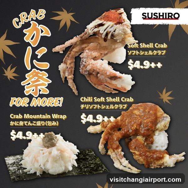 Sushiro Crab Menu Ad