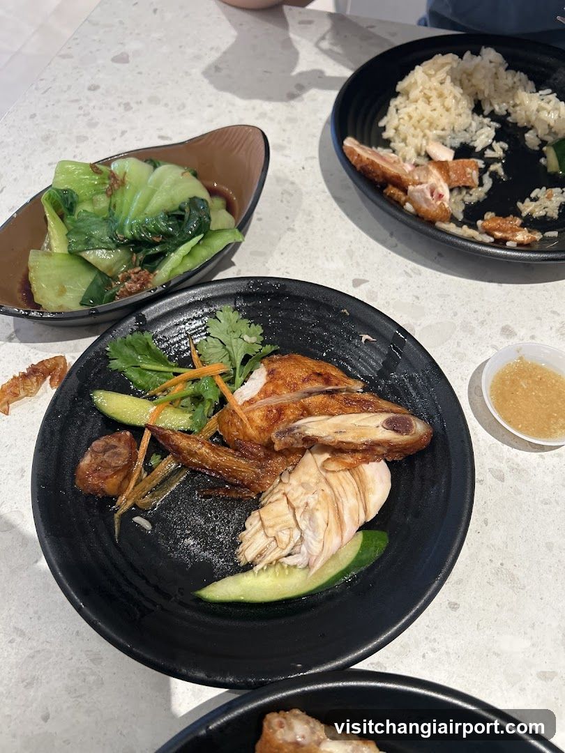 Hainanese Chicken Rice Meal