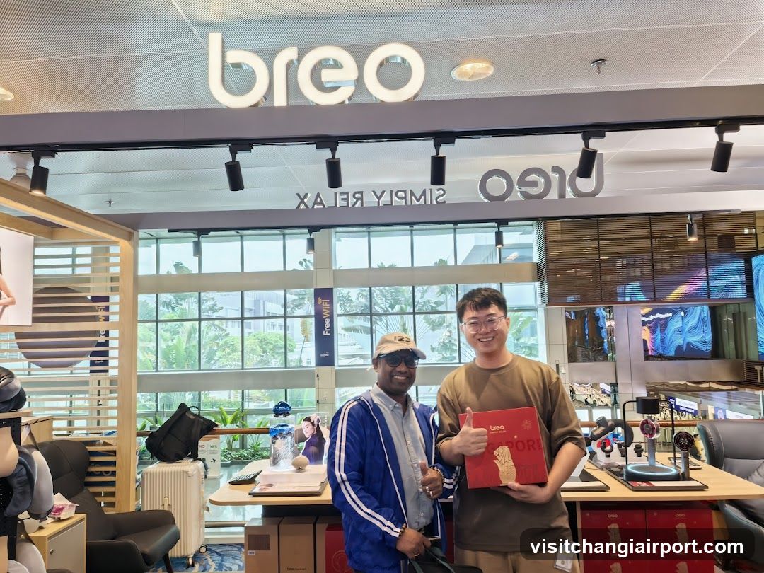 Breo Store Interior with Staff and Customers