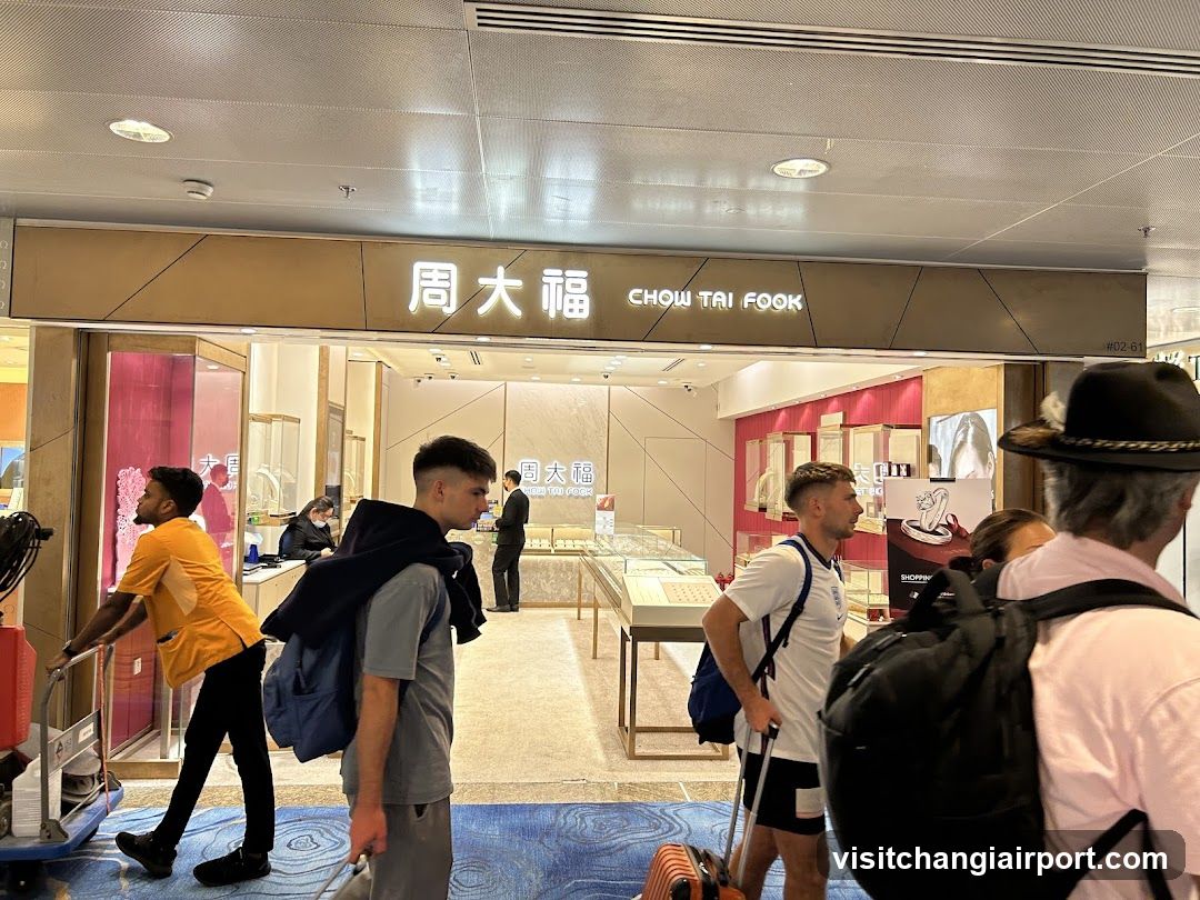 Chow Tai Fook Jewellery Changi Airport T1 Branch