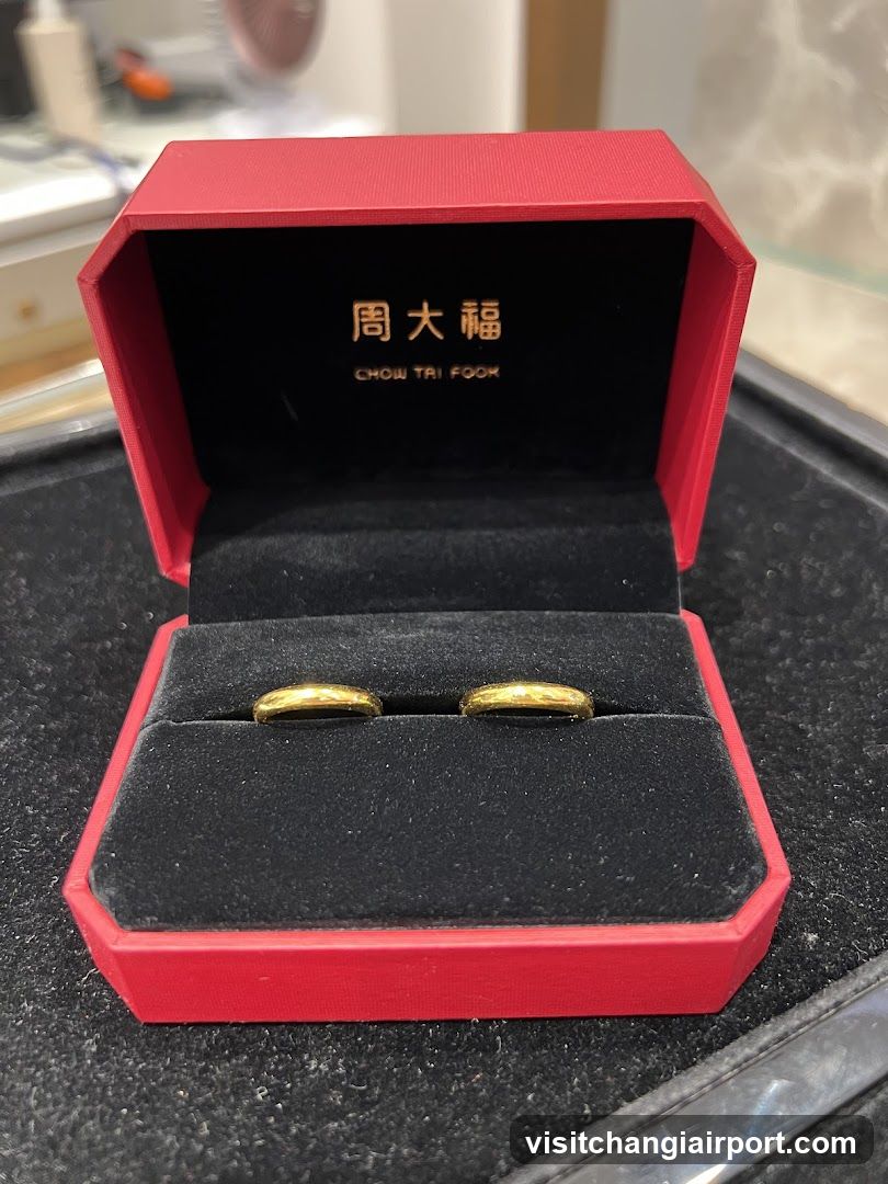 Gold Rings in Jewelry Box