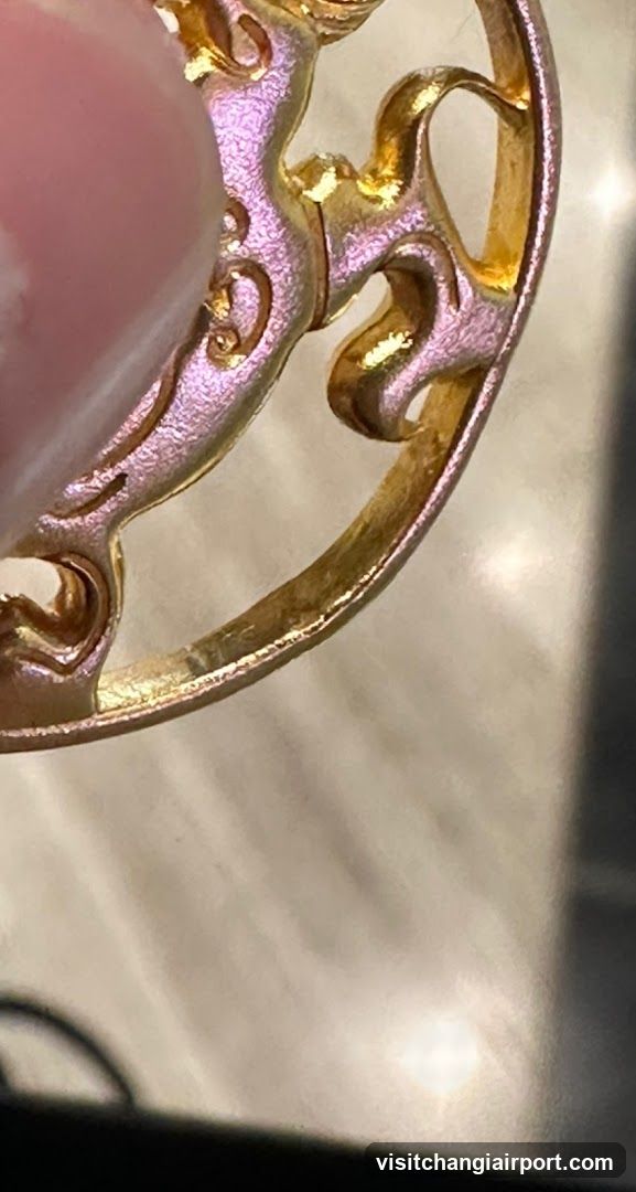 Gold Jewelry Detail