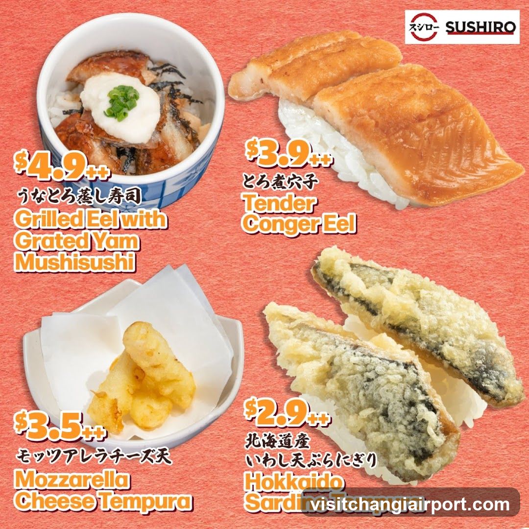Sushi Menu Display