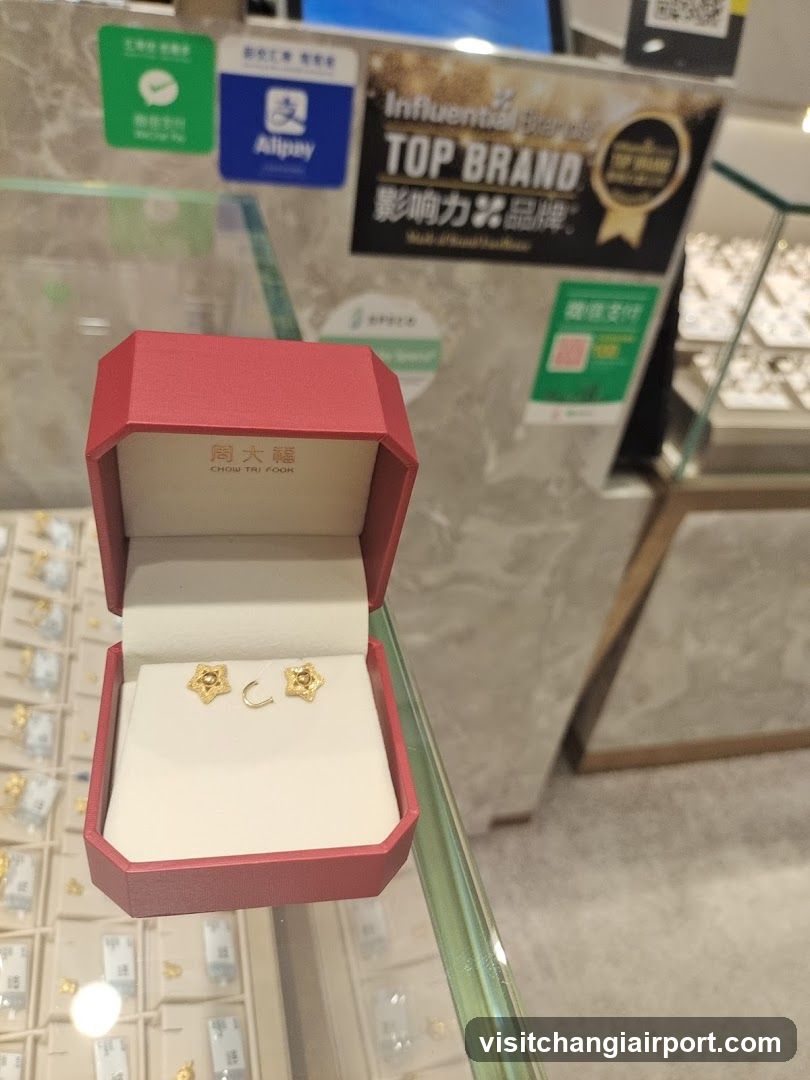 Jewelry Display Box with Earrings