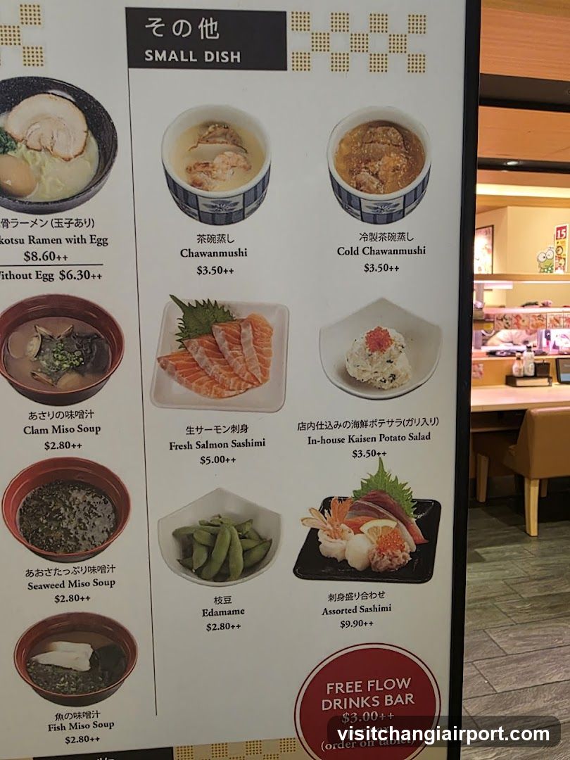Small Dish Menu Board