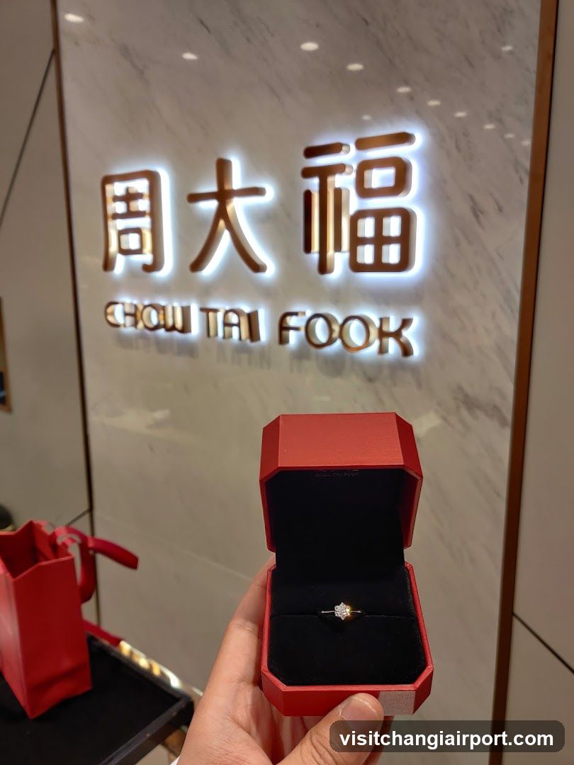 Chow Tai Fook Jewellery Changi Airport T1 Branch