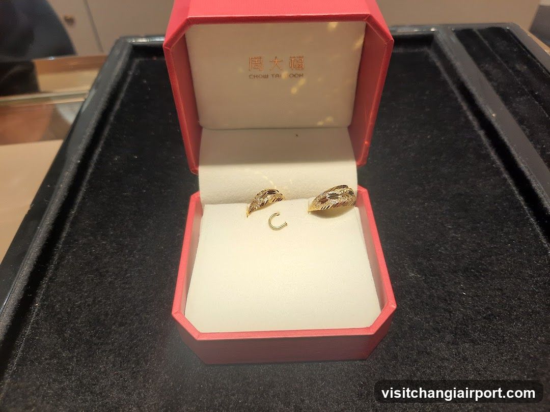 Chow Tai Fook Earrings in Display Box