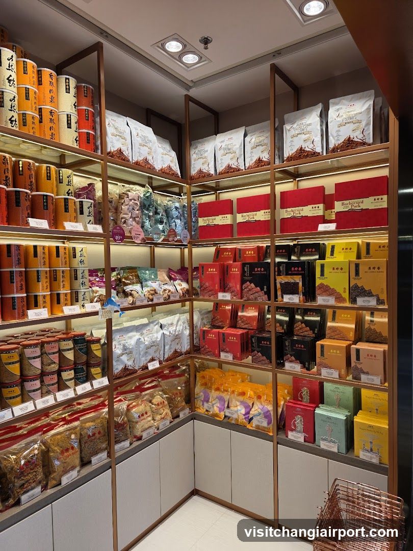 Interior of a specialty food store
