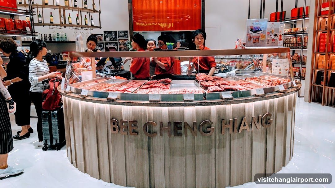 Bee Cheng Hiang Counter Interior