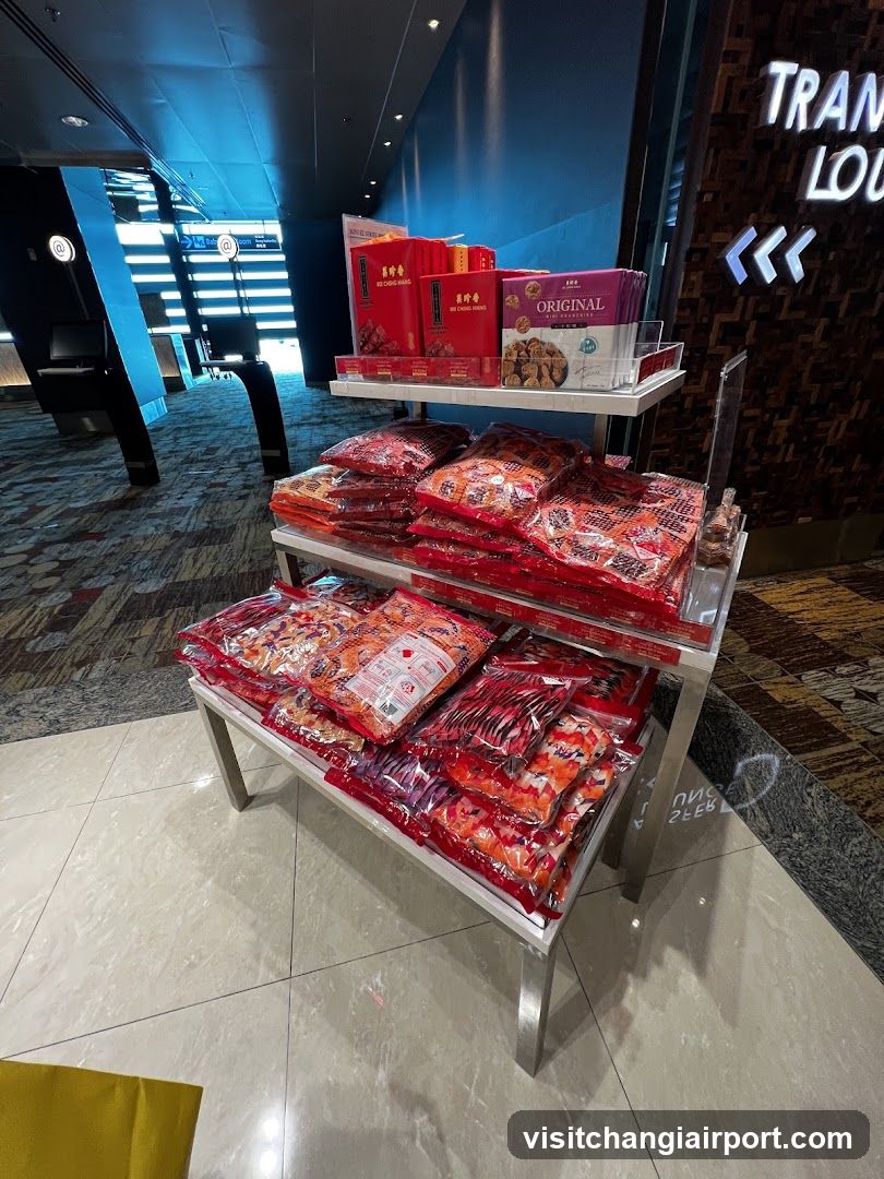 Airport Duty-Free Snack Display