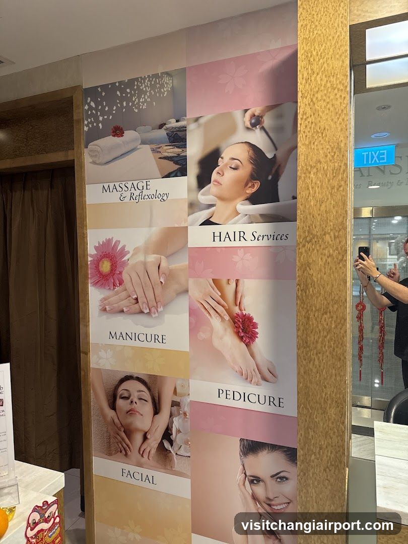 Beauty and Wellness Services Display