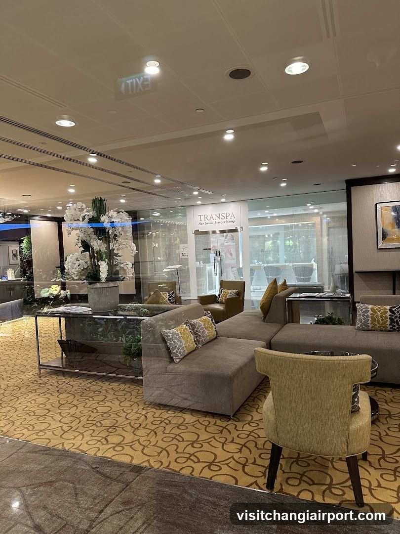 Lobby Interior with Trans Spa Entrance