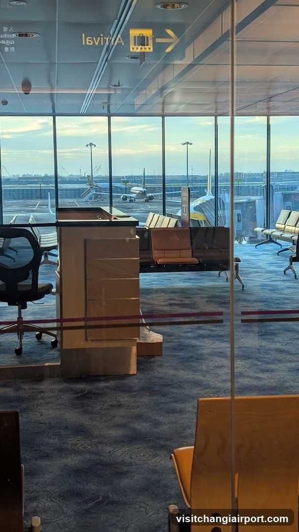 Airport Terminal Interior View