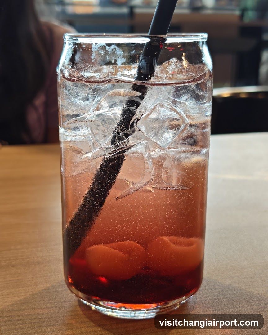 Iced Drink with Strawberries