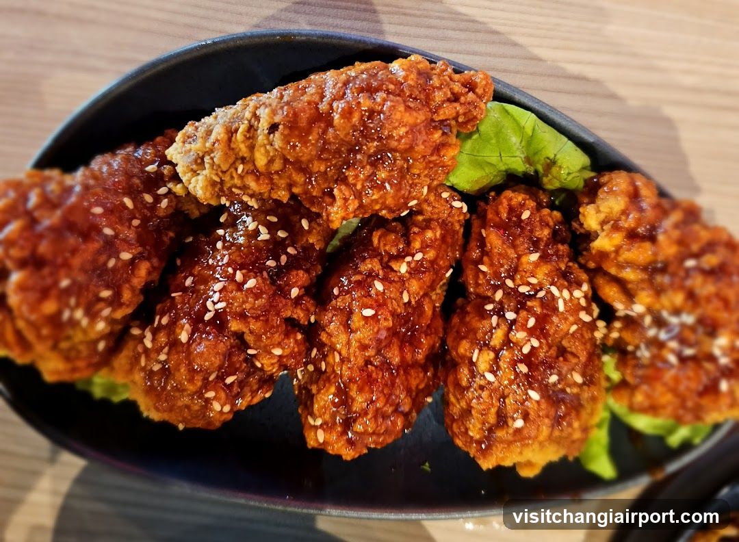 Fried Chicken Wings with Sesame Seeds
