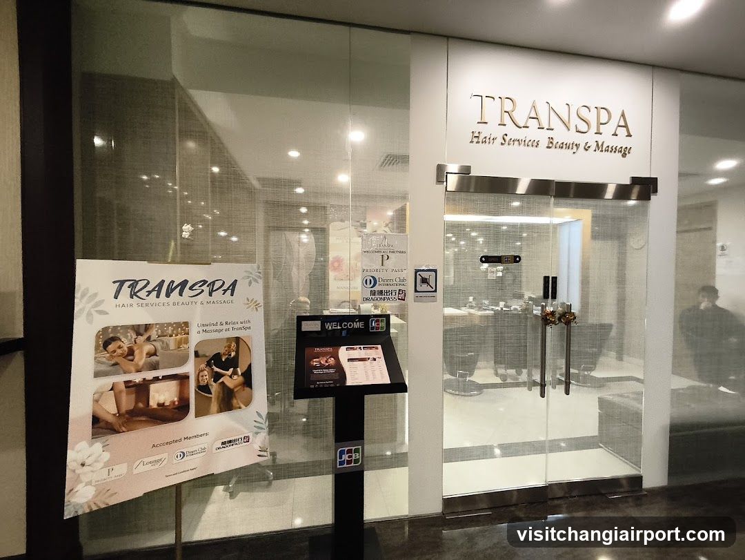TRANSPA Hair Services Beauty & Massage Entrance