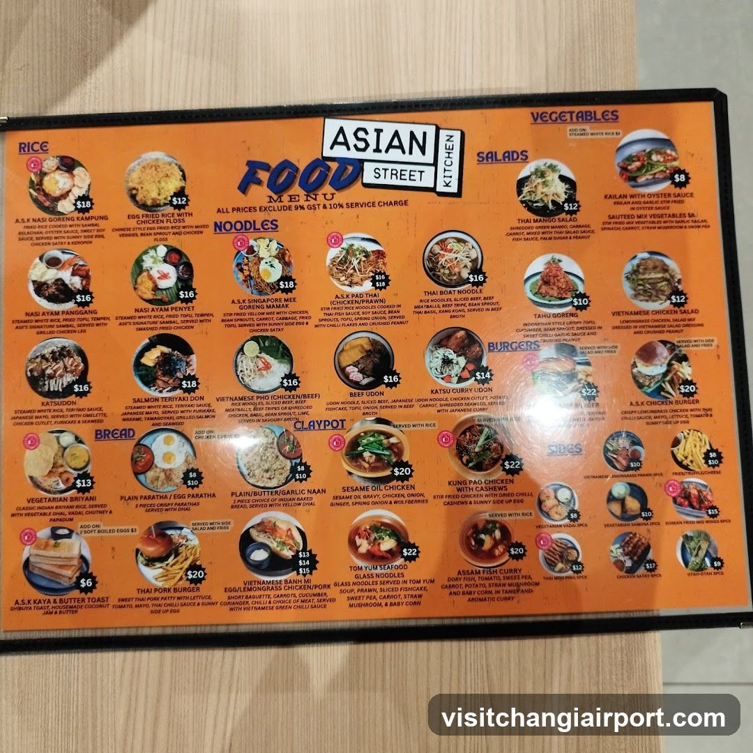 Asian Street Kitchen Menu