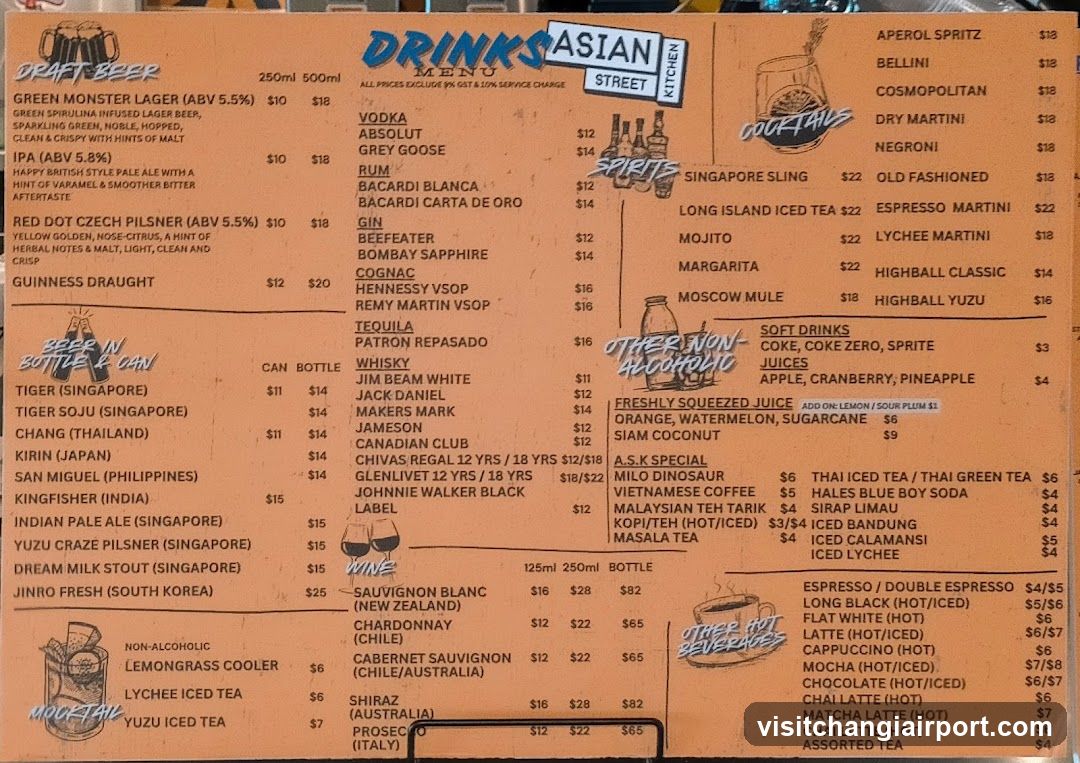 Asian Street Kitchen Menu