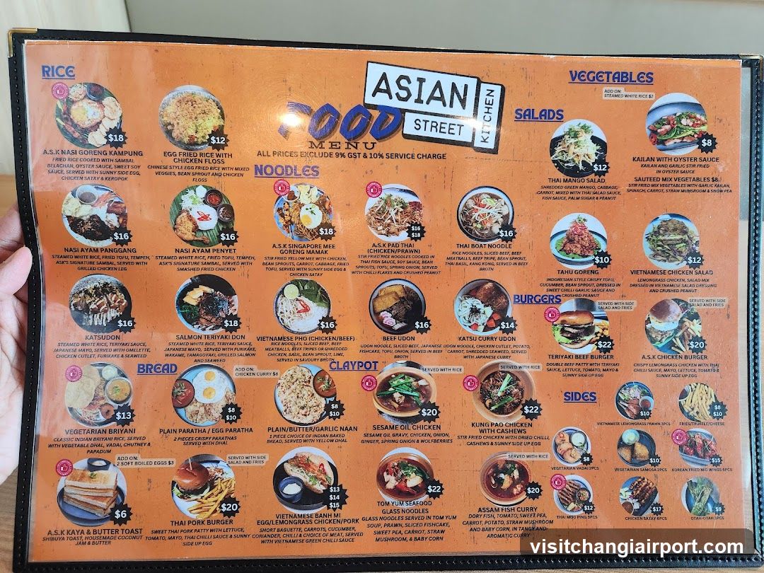 Asian Street Kitchen Menu