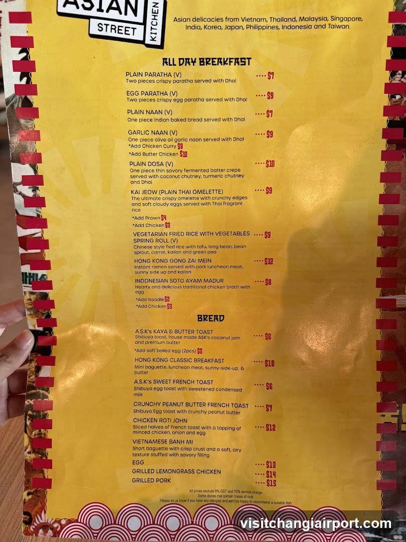 Asian Street Kitchen Menu