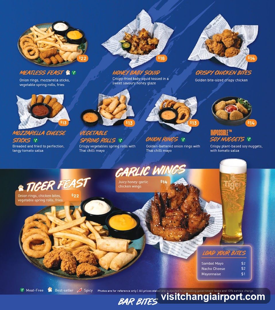 Bar Bites Menu