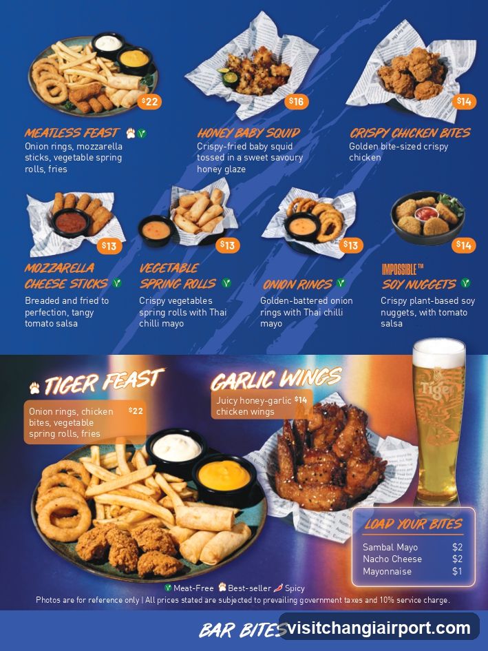 Bar Bites Menu